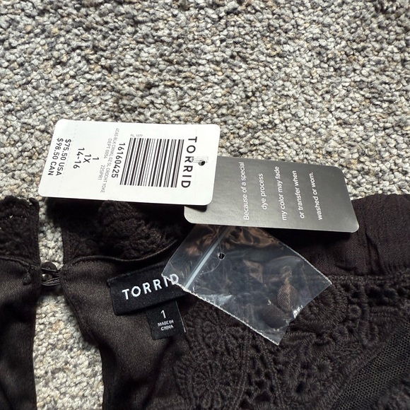Torrid Black Lace Accent Dress - Picture 4 of 5